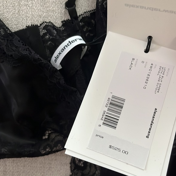 ALEXANDER WANG Lace-embellished cut-out silk midi dress NWT - Picture 10 of 11